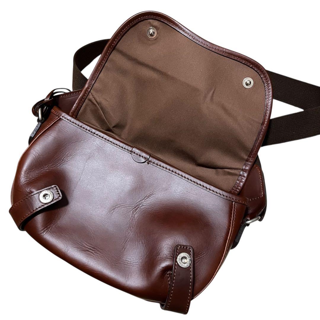 ＫＩ2926 極美品HERGOPOCH06-OVL ワキシングレザー 牛革