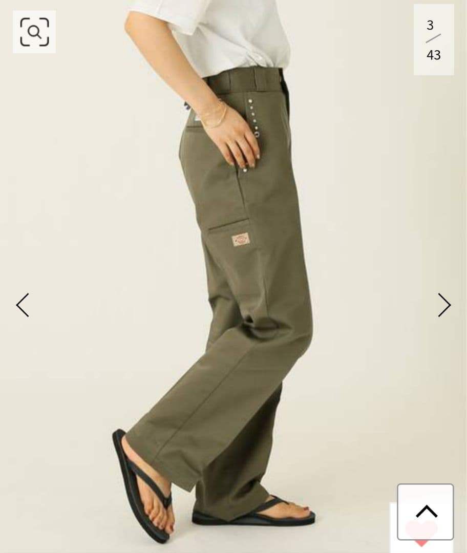 【TOGA*DICKIES】 Wide pants Dickies SP：パンツ