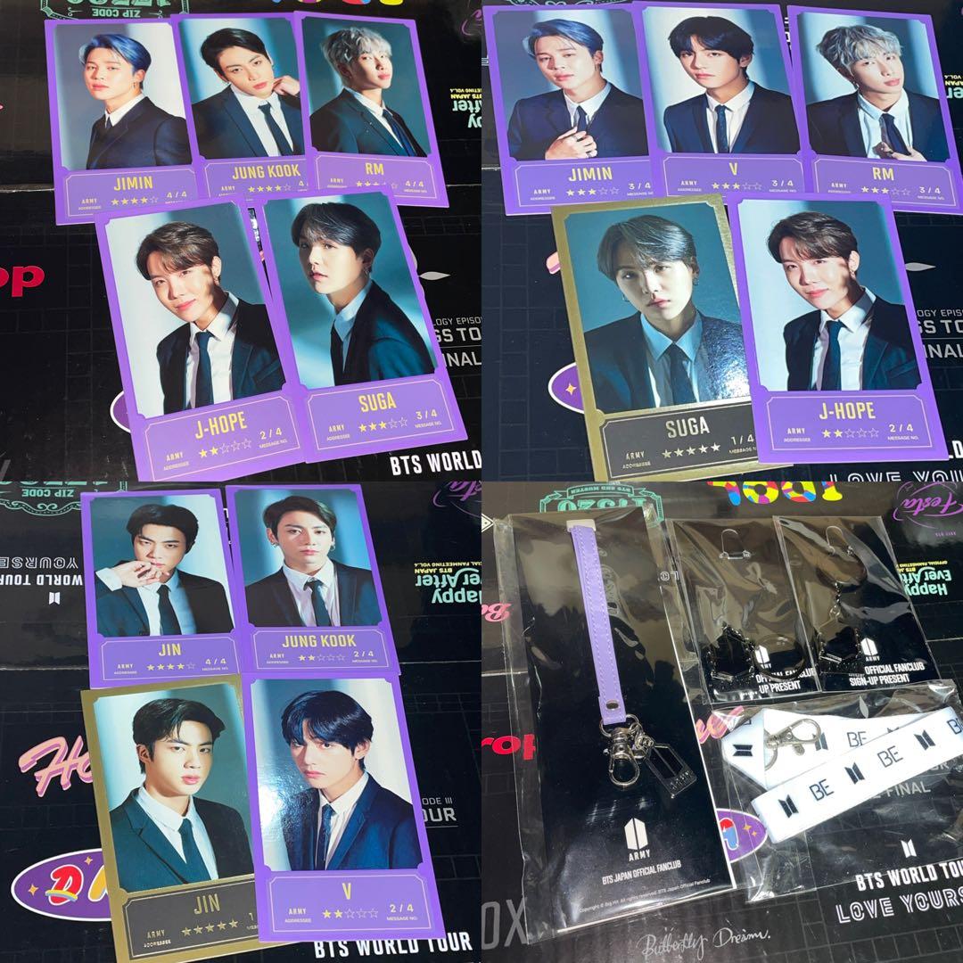 BTS 防弾少年団 トレカ グッズ まとめ売り luckybox セット うちわ