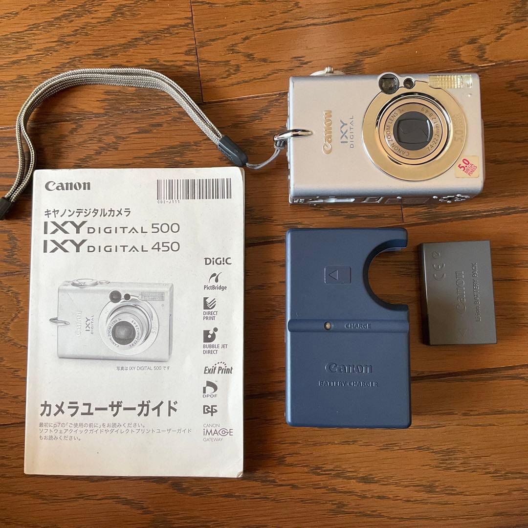 Canon IXY DIGITAL 500 デジタルカメラ 動作確認済