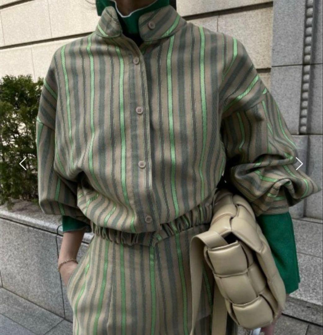 COLORFUL STRIPE SHIRT TOP＆PANTS　セットアップ