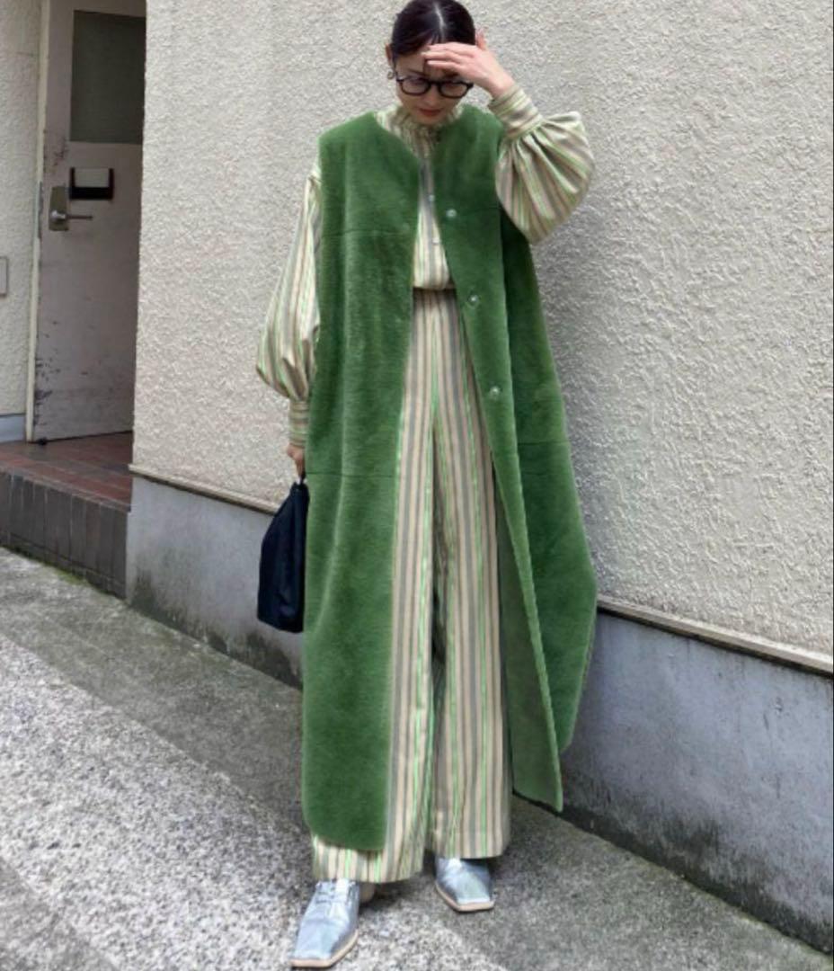 COLORFUL STRIPE SHIRT TOP＆PANTS　セットアップ