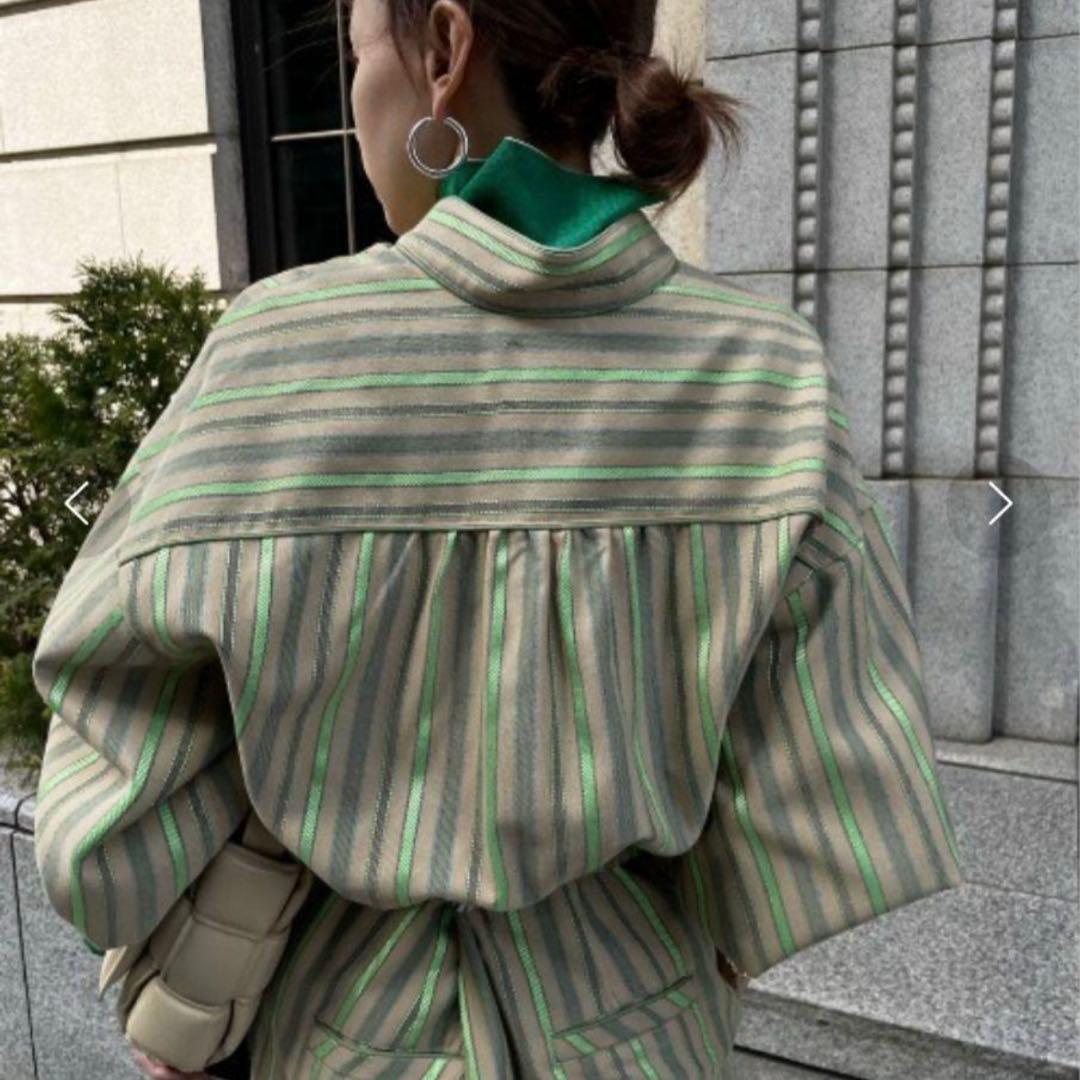 COLORFUL STRIPE SHIRT TOP＆PANTS　セットアップ