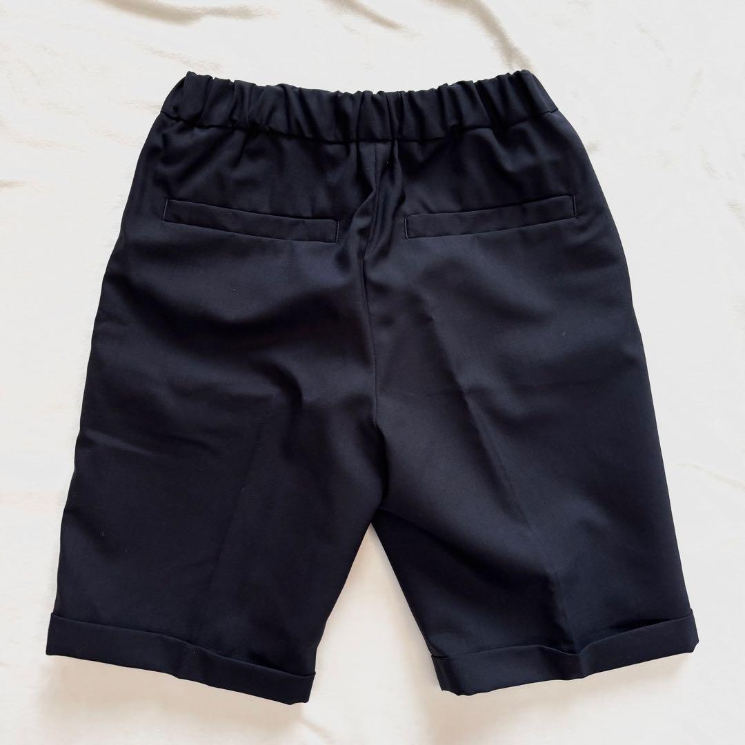 試着のみ☆120グリーンレーベルリラクシング　ネイビー スーツ　金ボタン　130