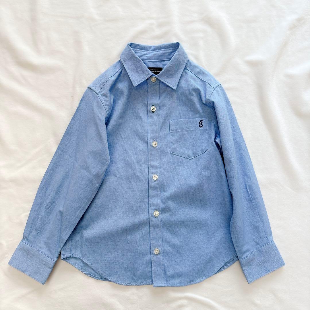 試着のみ☆120グリーンレーベルリラクシング　ネイビー スーツ　金ボタン　130