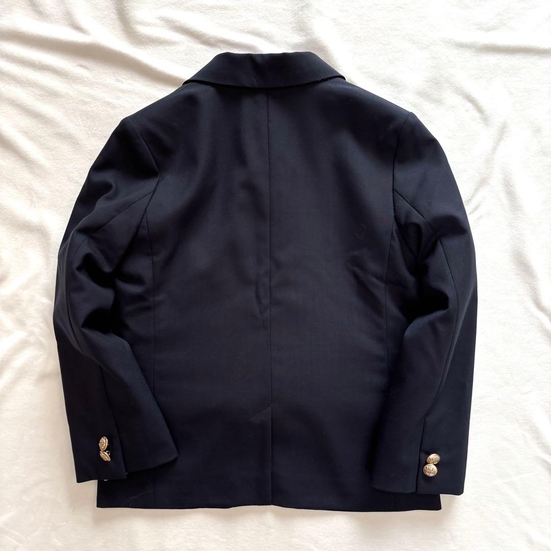 試着のみ☆120グリーンレーベルリラクシング　ネイビー スーツ　金ボタン　130