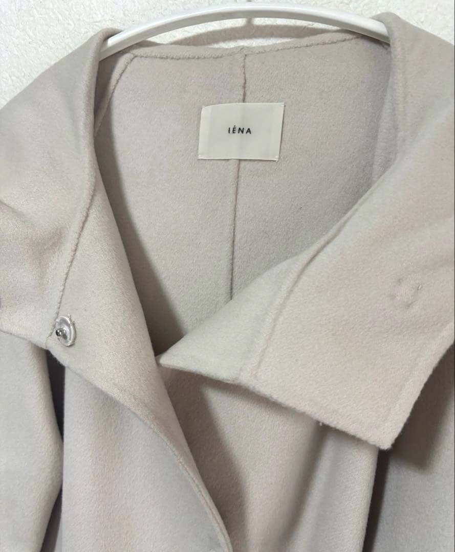 IENA SUPER120 ダブルフェイスフードコート ナチュラル38