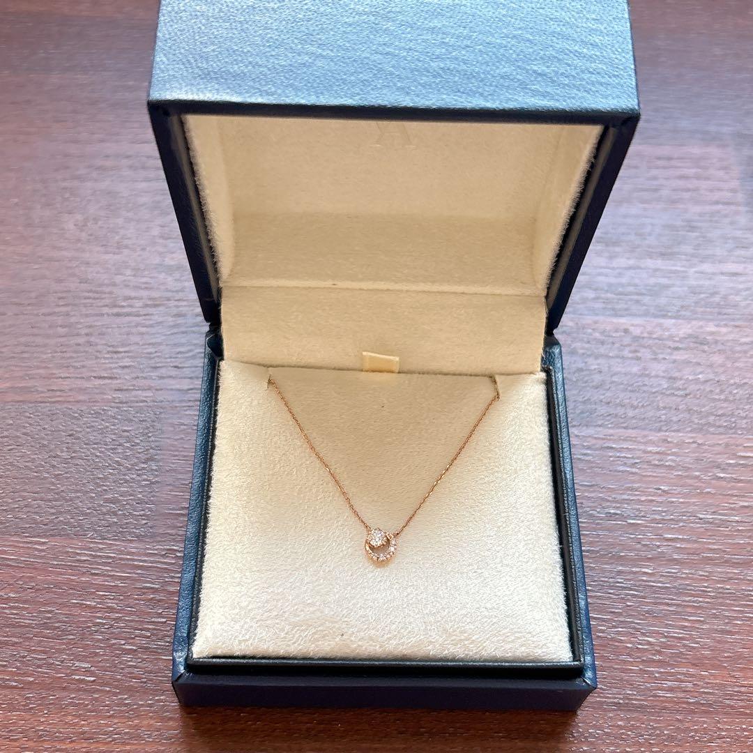 新品未使用✨ヴァンドーム青山 ローズゴールド ネックレス ボックス付き