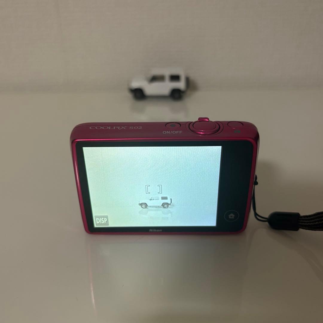 【美品・動作確認済】Nikon COOLPIX S02 ミニ　 デジカメ