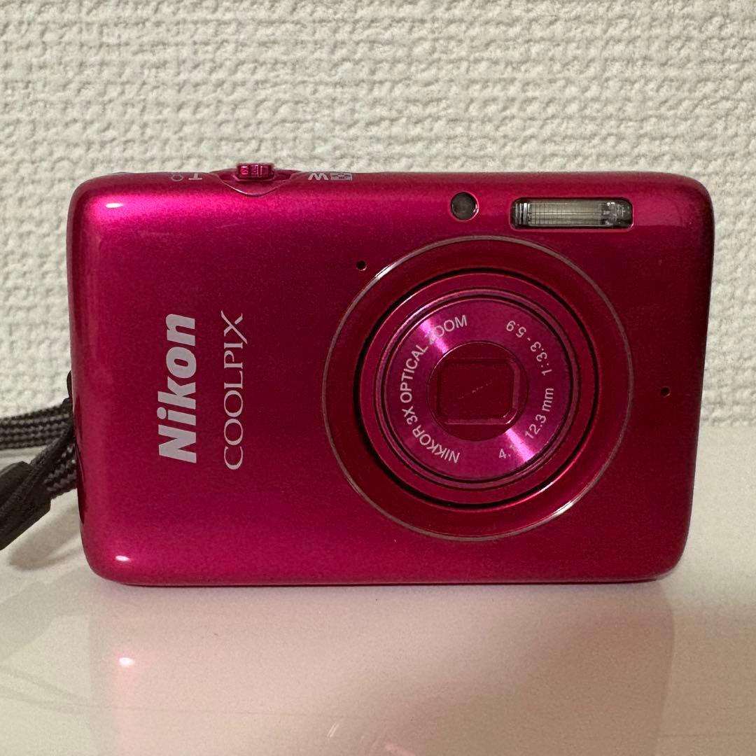 【美品・動作確認済】Nikon COOLPIX S02 ミニ　 デジカメ
