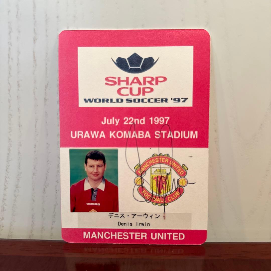 ヤ*マ様 マンチェスターユナイテッド　直筆サイン入りアクレディー　25名セット