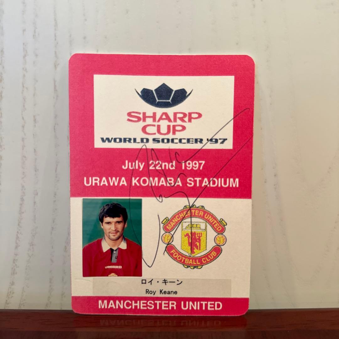 ヤ*マ様 マンチェスターユナイテッド　直筆サイン入りアクレディー　25名セット