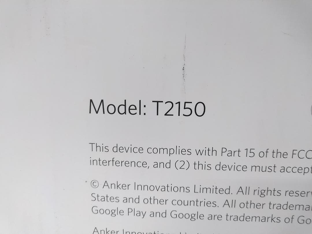 未使用品 ユーフィ ロボット掃除機 T2150 Robovac 10 ホワイト◆