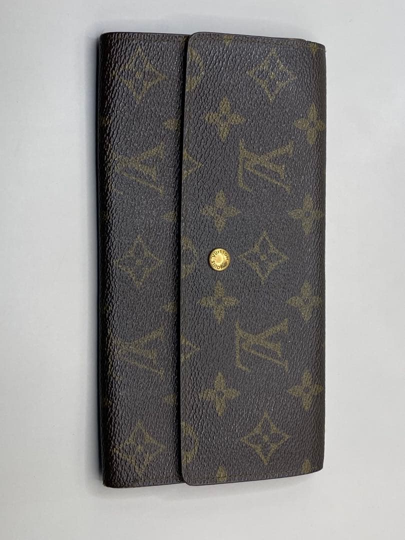 LOUIS VUITTONルイ・ヴィトン 長財布 ダークブラウン モノグラム