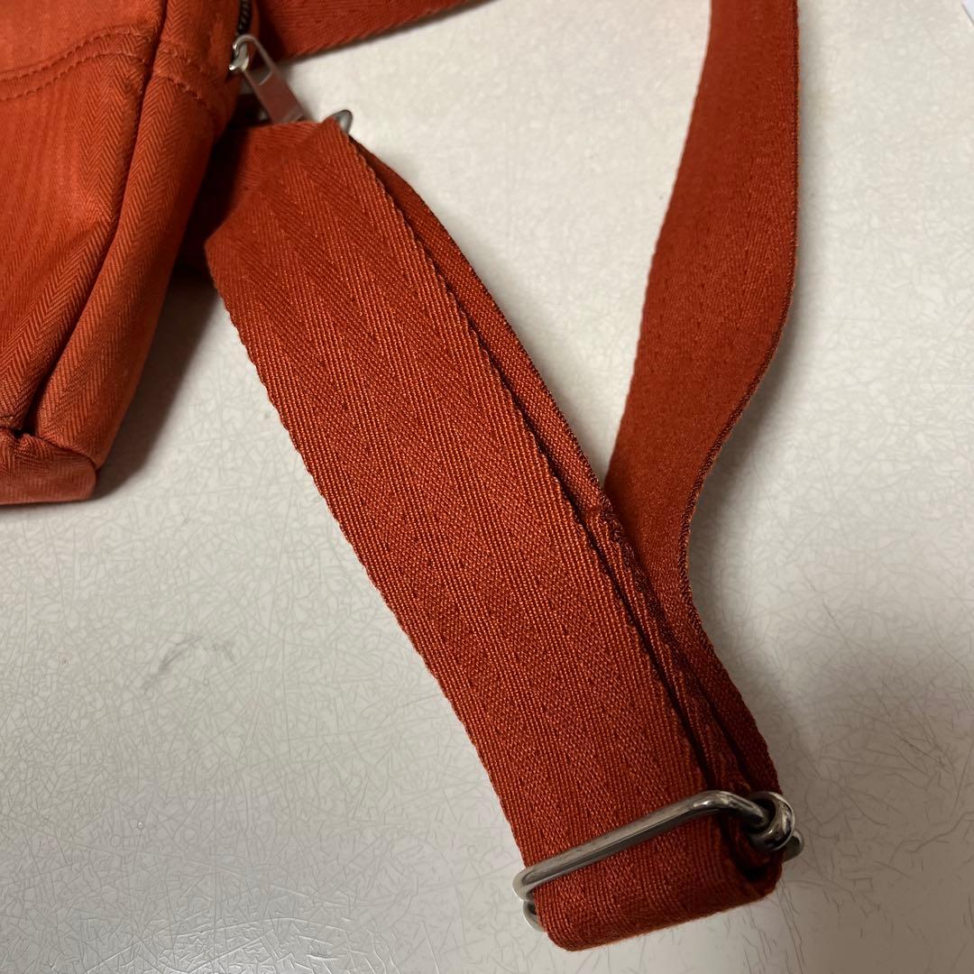 【エルメス】アカプルコ　サンチュール　オレンジ トワルシェブロン　ボディバック