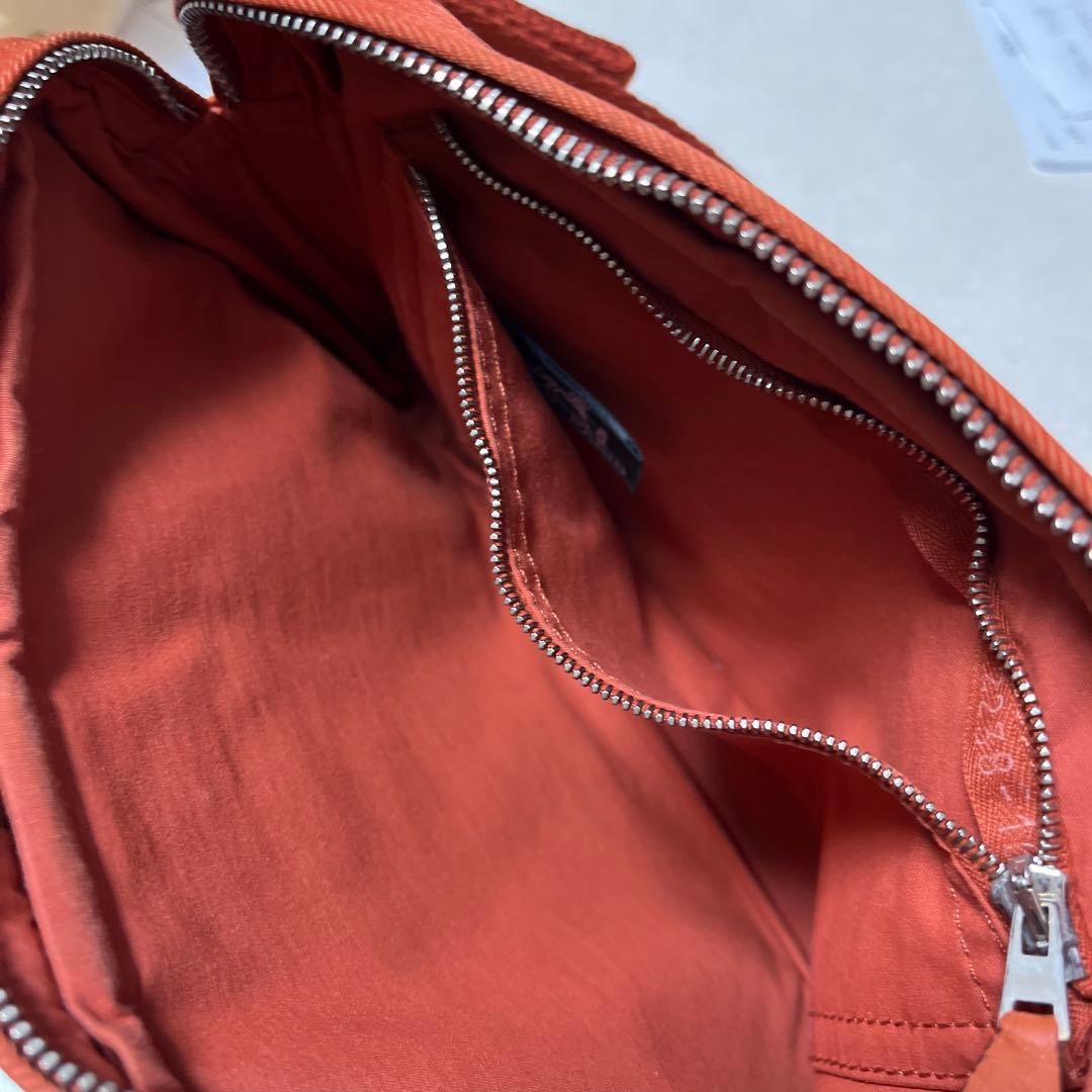 【エルメス】アカプルコ　サンチュール　オレンジ トワルシェブロン　ボディバック