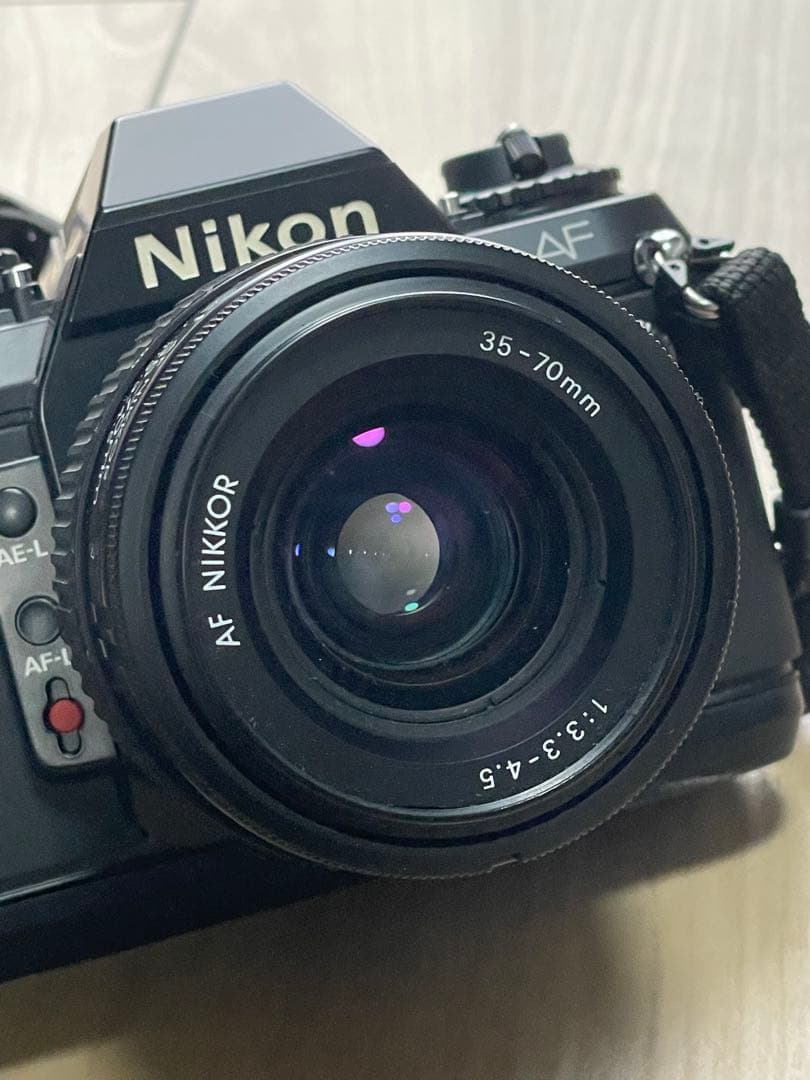 ニコンF501 レンズ30-70ミリF3.3-4.5 純正ベルト付き