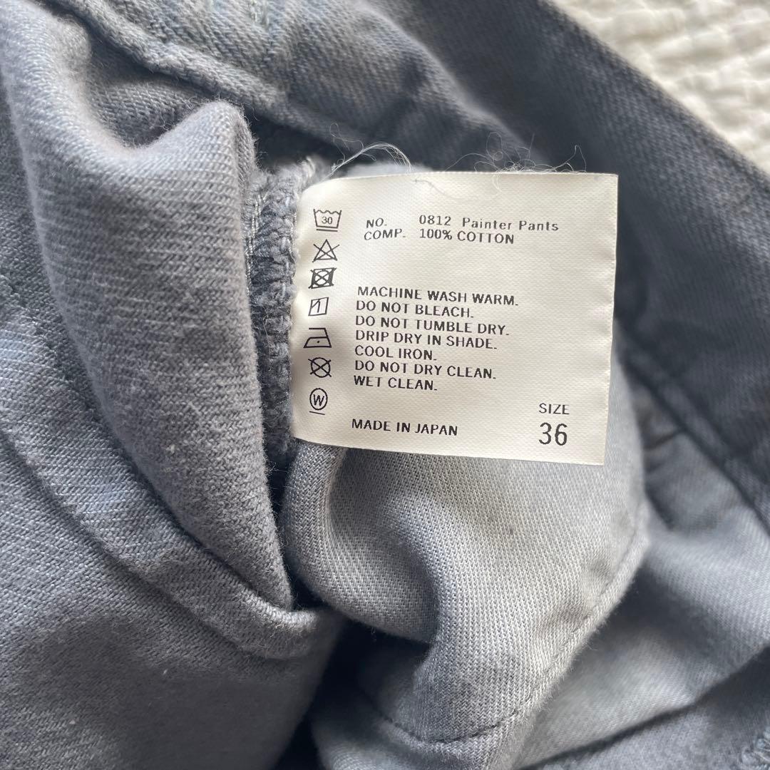 SHISHIKUI Painter pants FADED BLUE　シシクイ