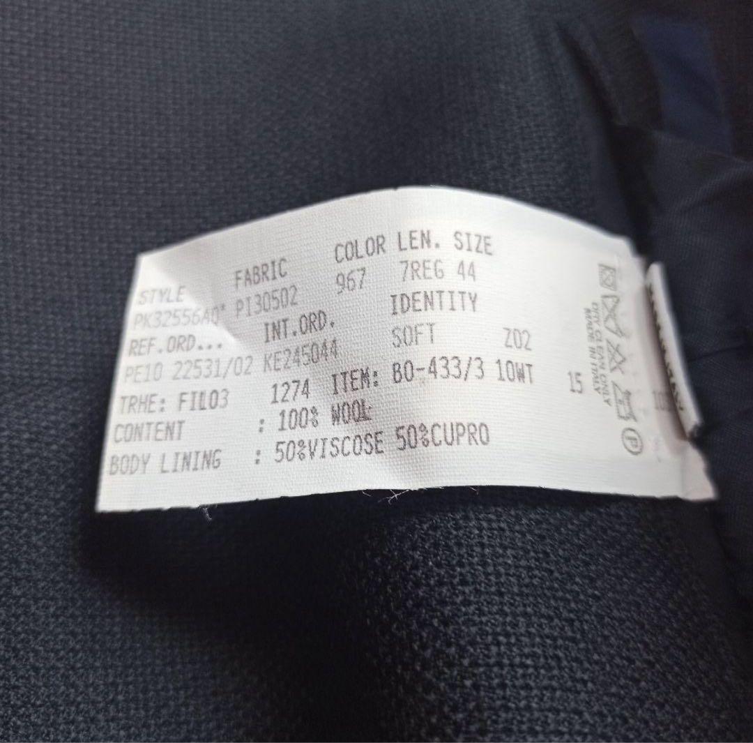 LARDINI ラルディーニ メンズ テーラードジャケット ダブル 黒 S