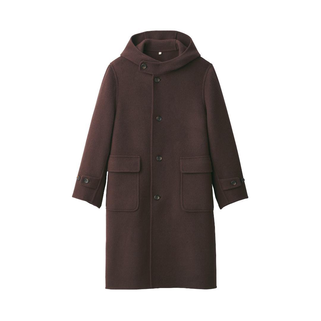 無印良品 MUJI Labo カシミヤ混ダッフルコート 25AW ブラウン L
