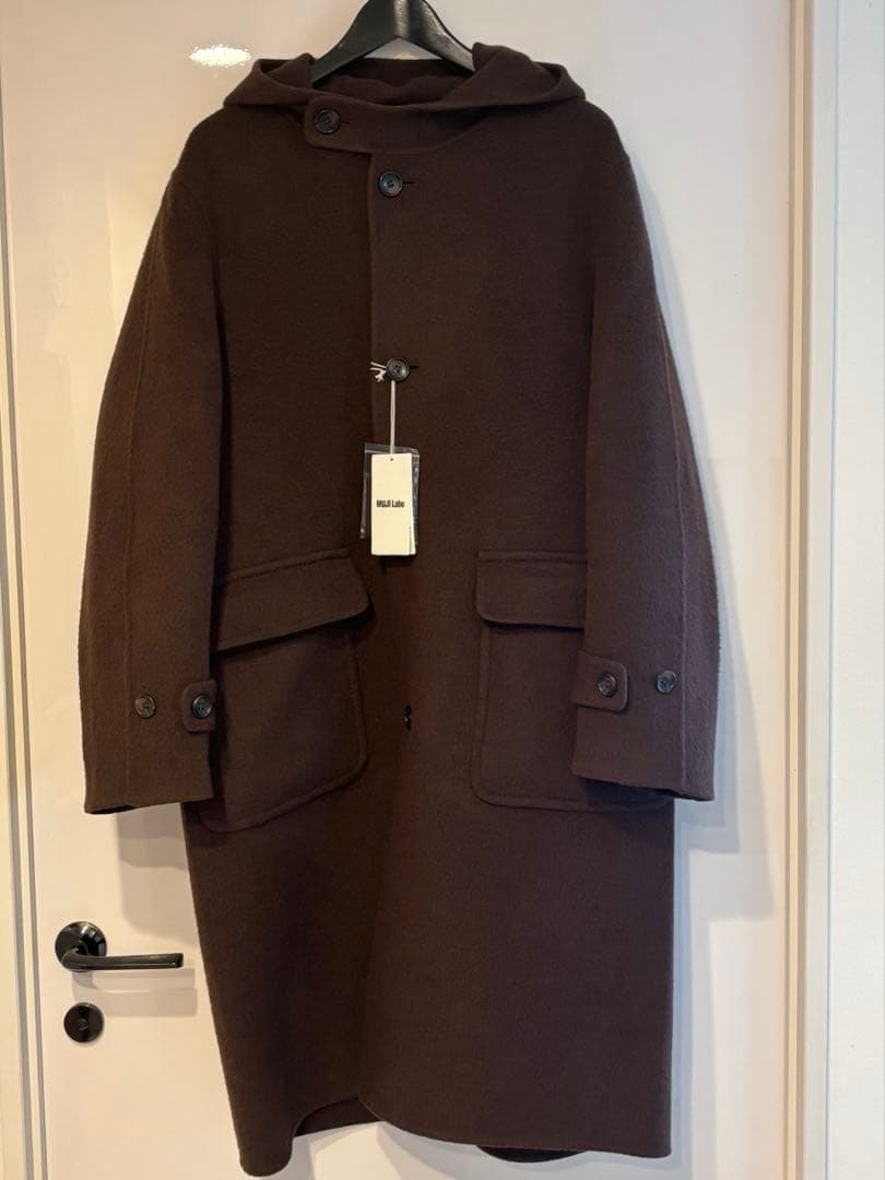 無印良品 MUJI Labo カシミヤ混ダッフルコート 25AW ブラウン L