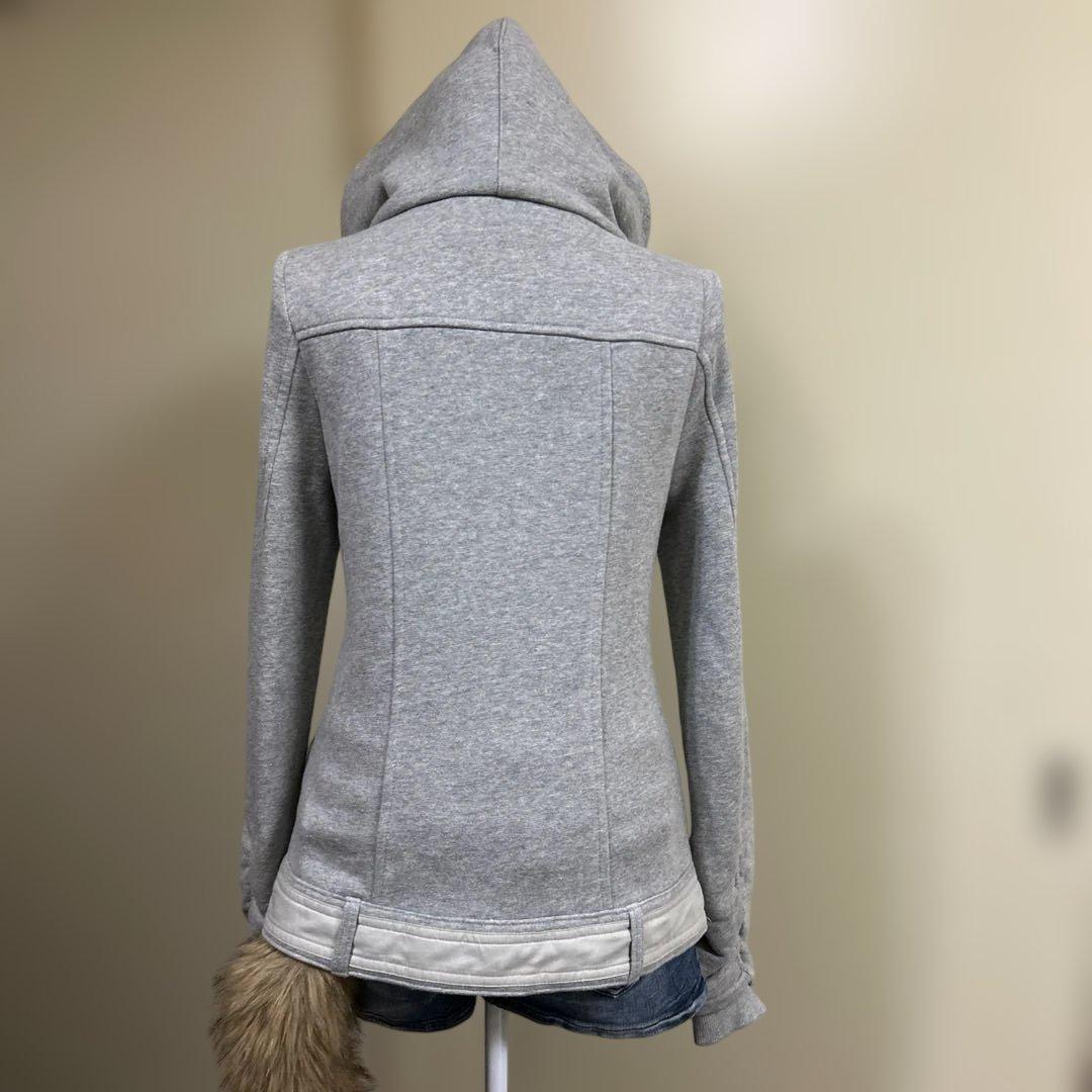 y2k 平成ギャル　グランジ　ダークコア　アーカイブ　ダブルジップ　フード