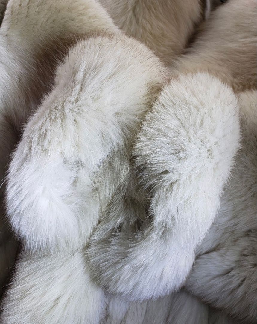 290万　高級　綺麗　SAGA サガ　フォックス　 本毛皮　コート