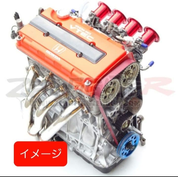 B16A B16B B18C ヘッドカバー 結晶塗装 カムプーリーカバーカット