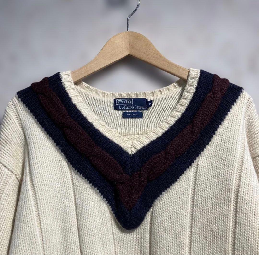 POLO RALPH LAUREN チルデンニット 90s 上杉柊平着用