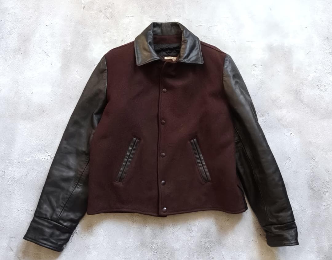 【Moll様用】袖革 スタジャン メルトンボディ ビンテージ