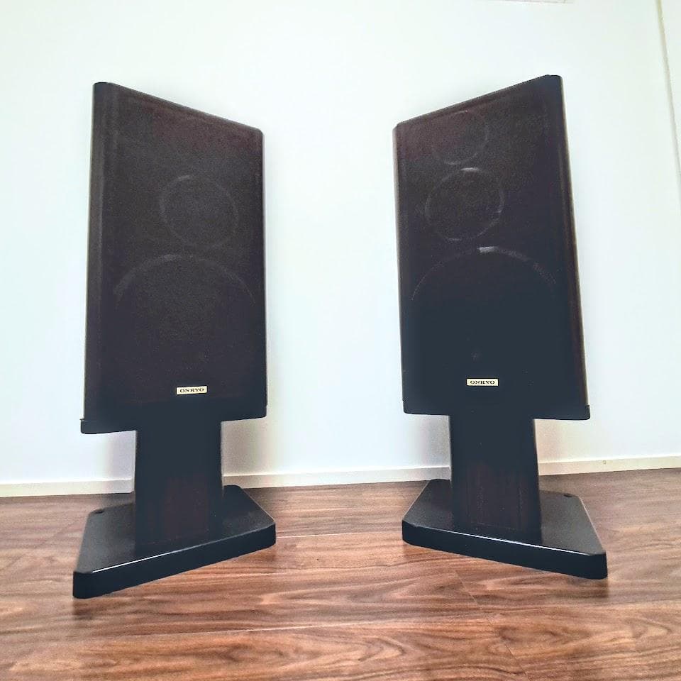 ONKYO名機3WAY スピーカー+スタンド｜ONKYOの本気 　エッジ交換済み