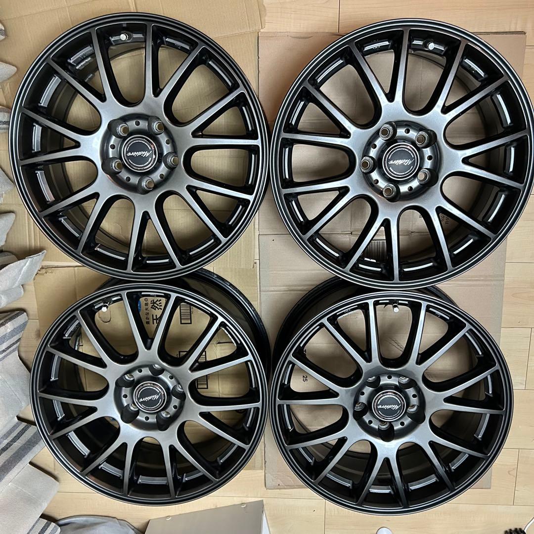 DUNLOP Mistiere 17インチ7J +50 ４本の2本送料込み2/2