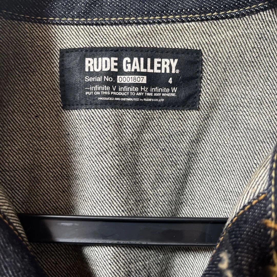 美品　濃紺　RUDE GALLERY デニムジャケット Gジャン サイズ4
