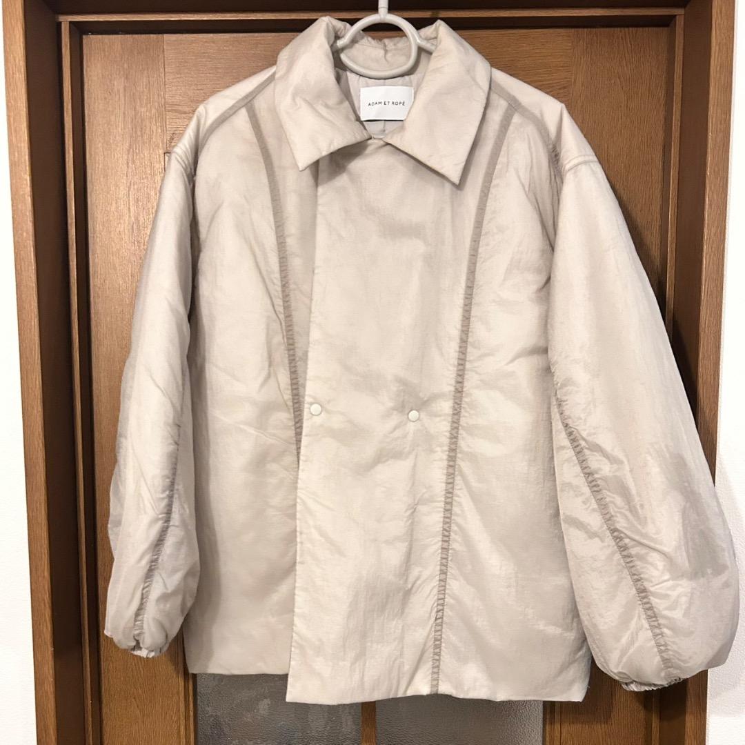 ADAM ET ROPE' パテッドステンカラーブルゾン