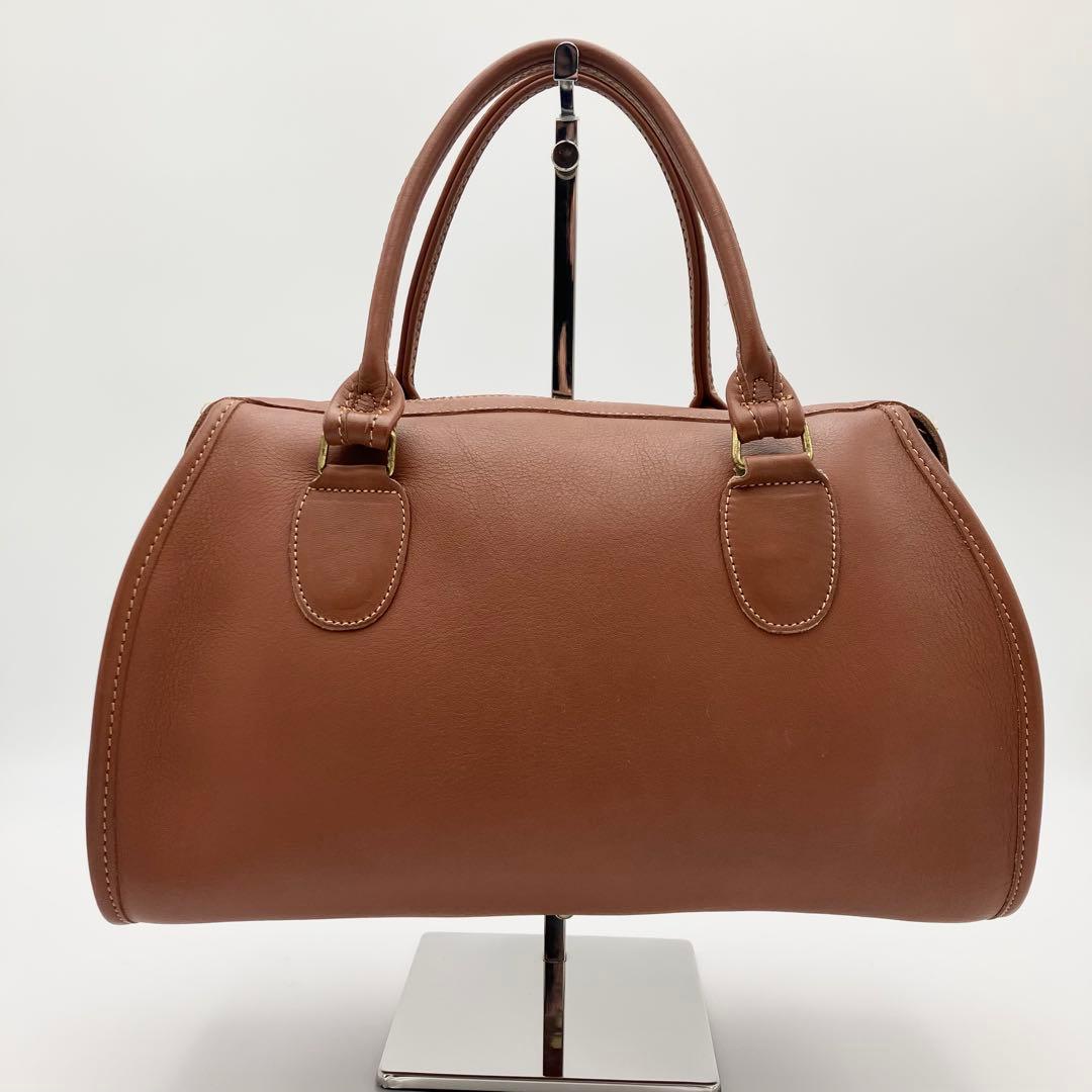 美品 オールドコーチ ミニボストン ハンドバッグ 2way ドーム型 USA製