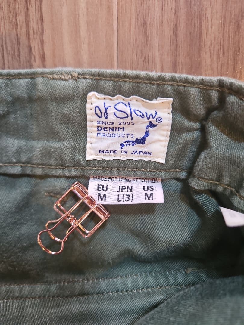 【orSlow】SLIM FIT FATIGUE PANTS size3(L)