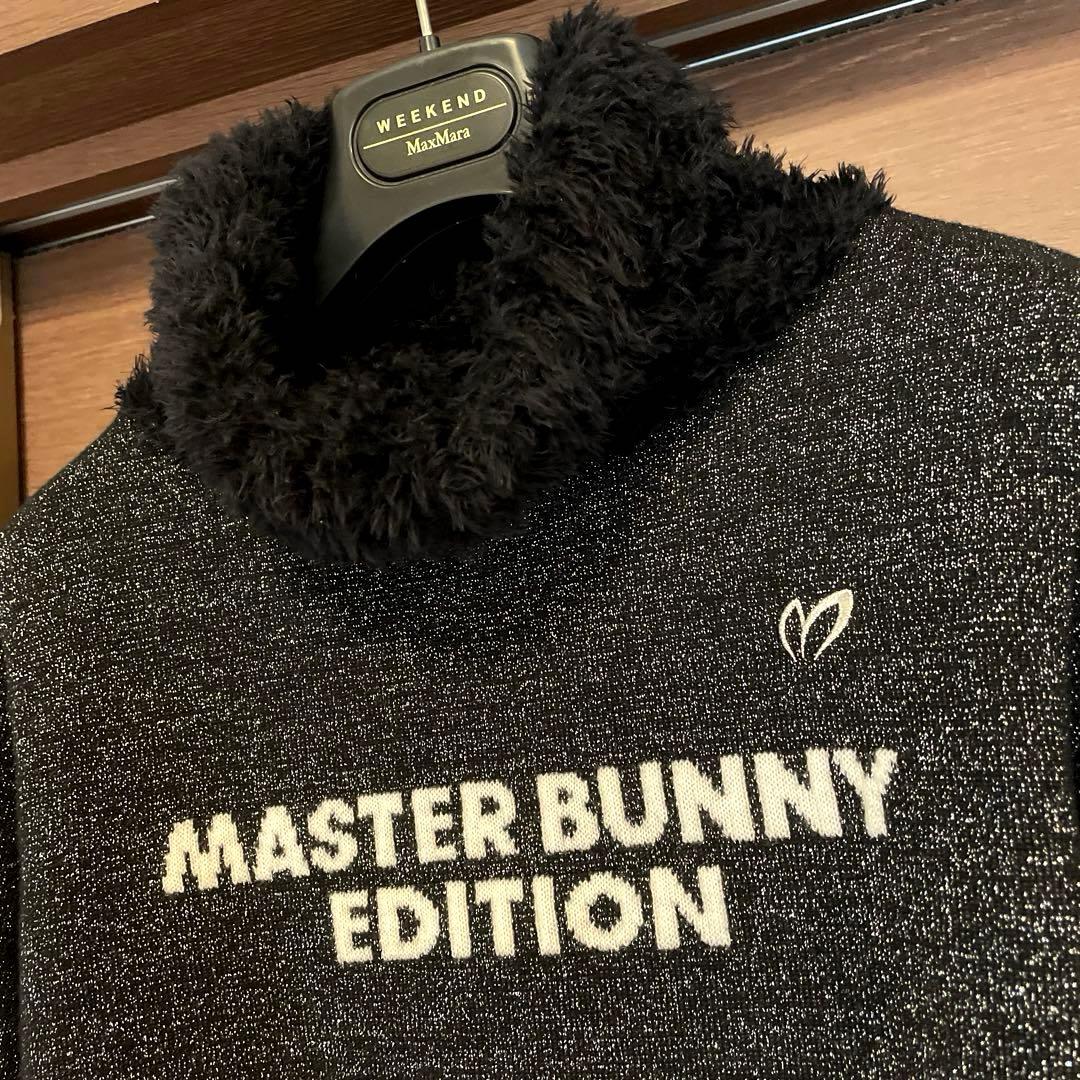 美品☆定価30800円 マスターバニーエディション ブラック タートルニット 2