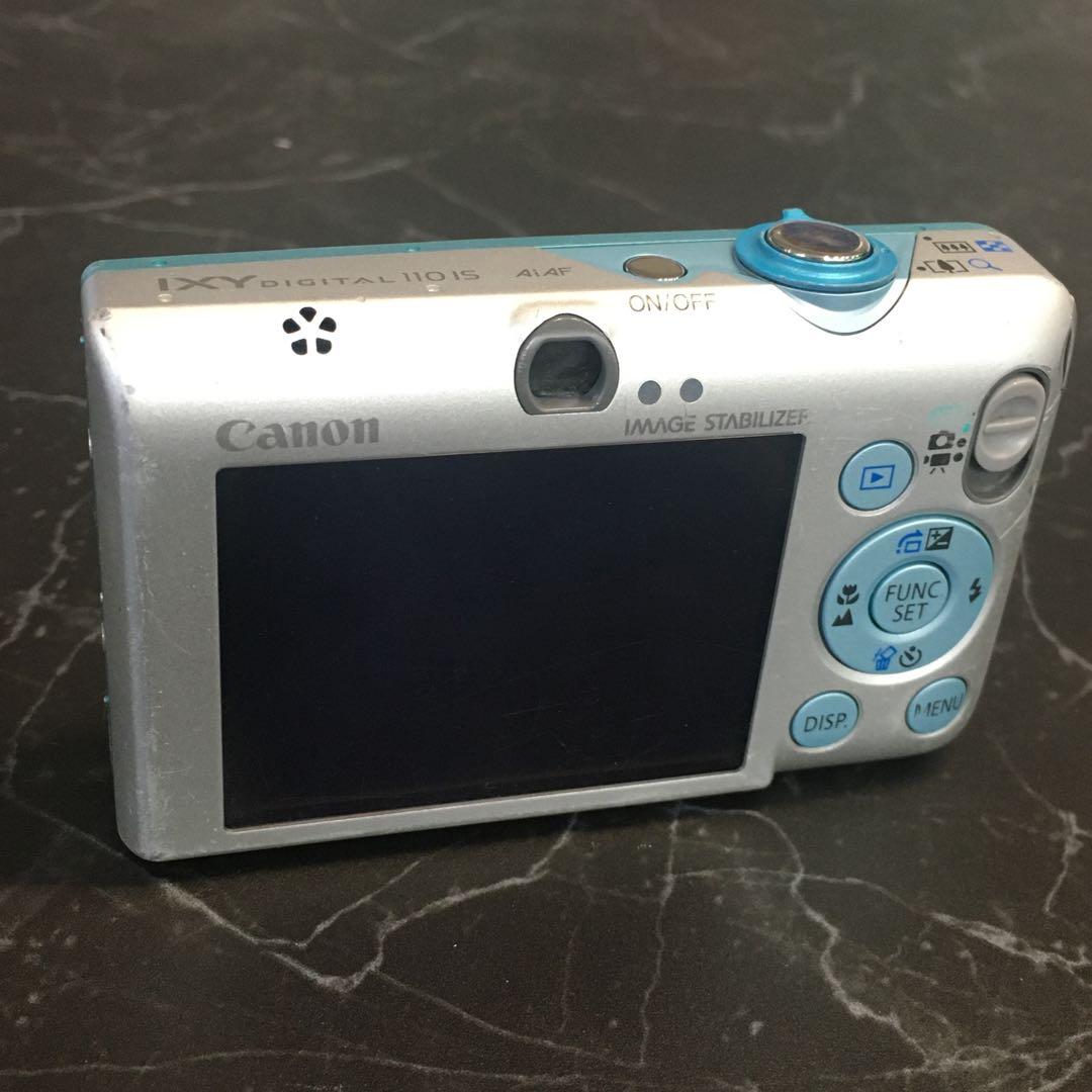 Canon IXY 110 IS コンデジ 動作品 実写あり 充電器付　ブルー