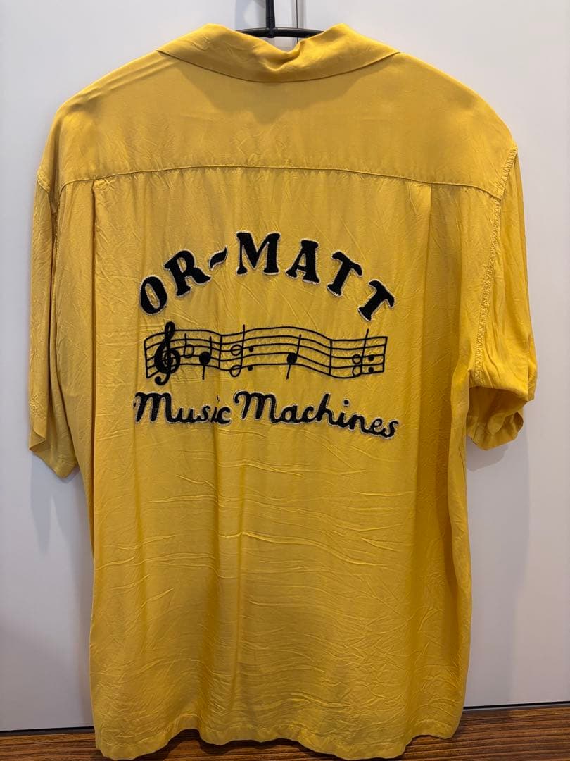 美品⭐︎Style Eyes ⭐︎マスタードボウリングシャツ　イエロー