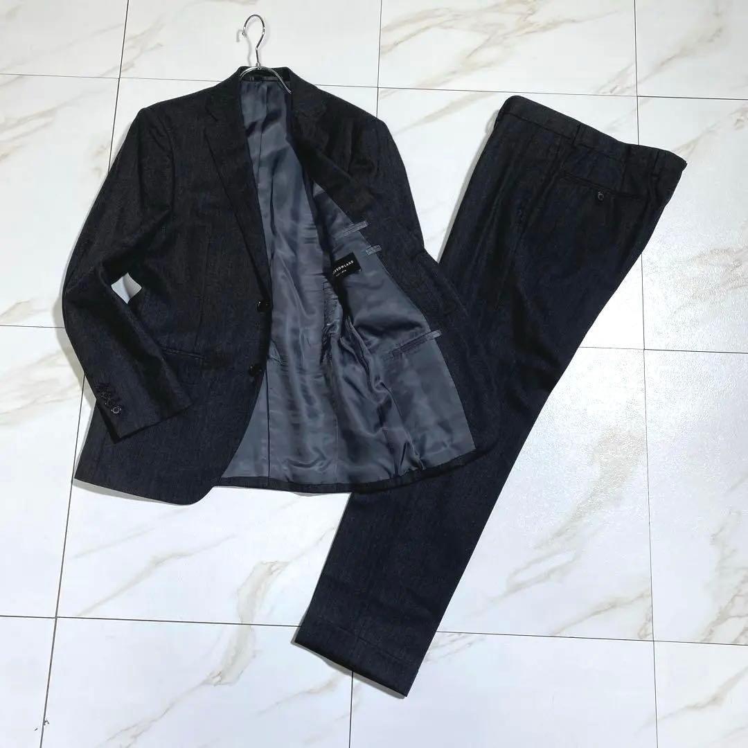 現行⭐︎トゥモローランド NIKKE ライトフランネルビジネススーツ ヘリンボーン