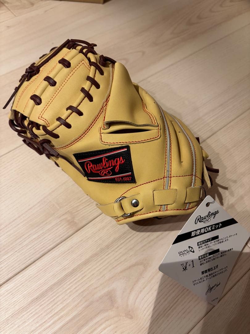 ローリングス 軟式 左投げ キャッチャー ミット グローブ GR2R92AF