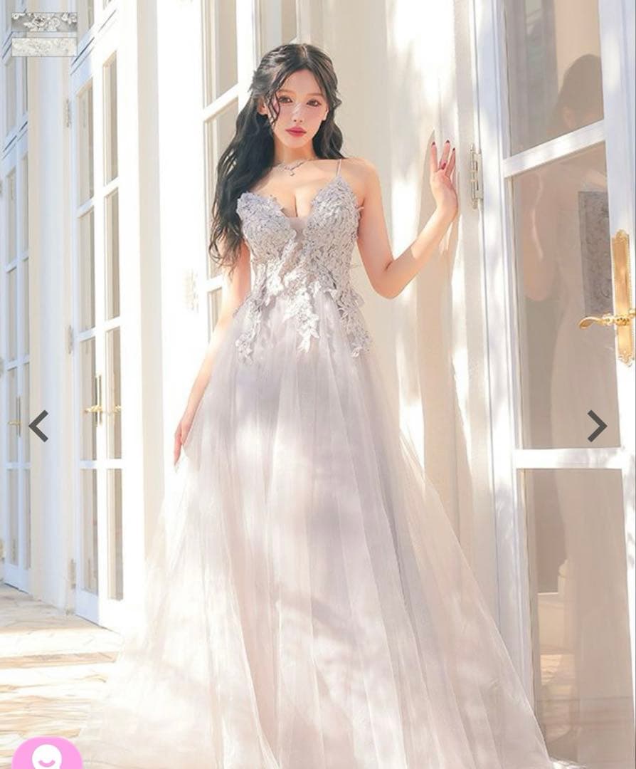 tika ロングドレス　バースデー　Lサイズ新品