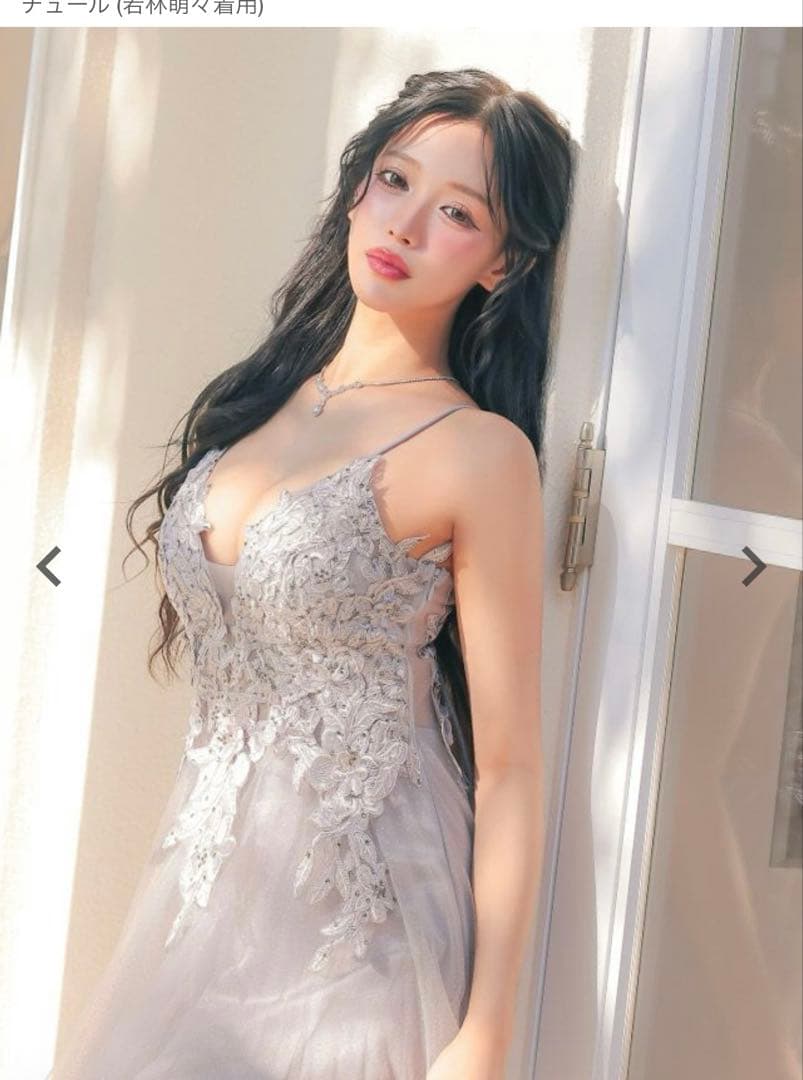 tika ロングドレス　バースデー　Lサイズ新品