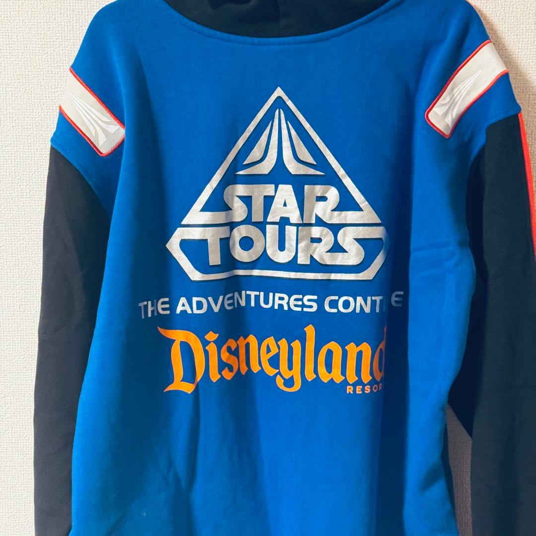 【Lサイズ】スターツアーズ　パーカー　ディズニー　DLR限定