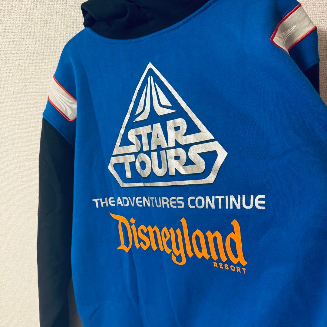 【Lサイズ】スターツアーズ　パーカー　ディズニー　DLR限定