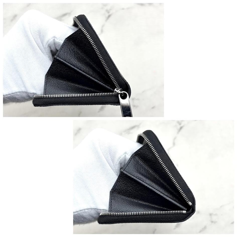 【超極美品】ルイヴィトン　エピ　ジッピーパース 　ブラック