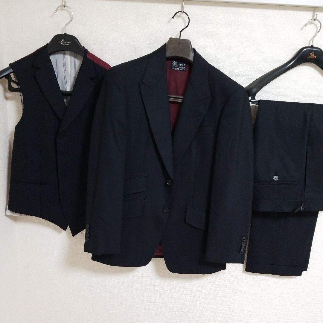 定価45万円【極美品】ヘンリープールオーダースリーピースHENRY POOLE