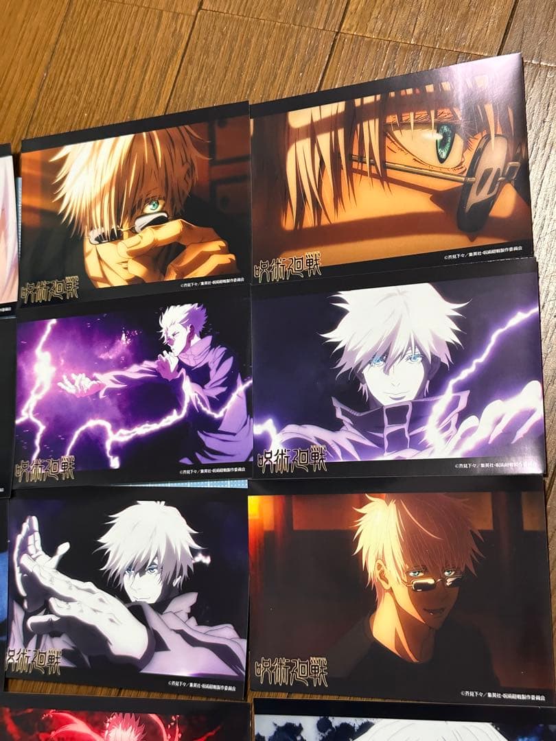 呪術廻戦　アニメ一期　ブロマイド　コンビニ　五条悟　セット