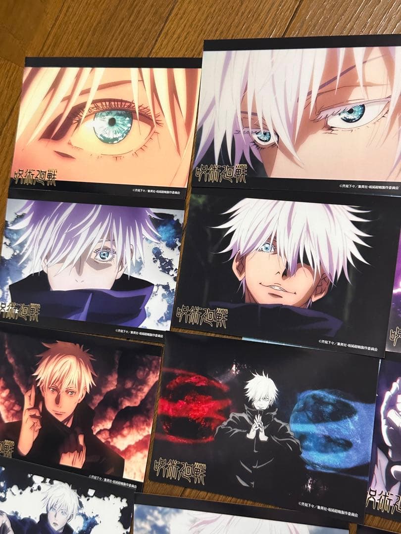 呪術廻戦　アニメ一期　ブロマイド　コンビニ　五条悟　セット