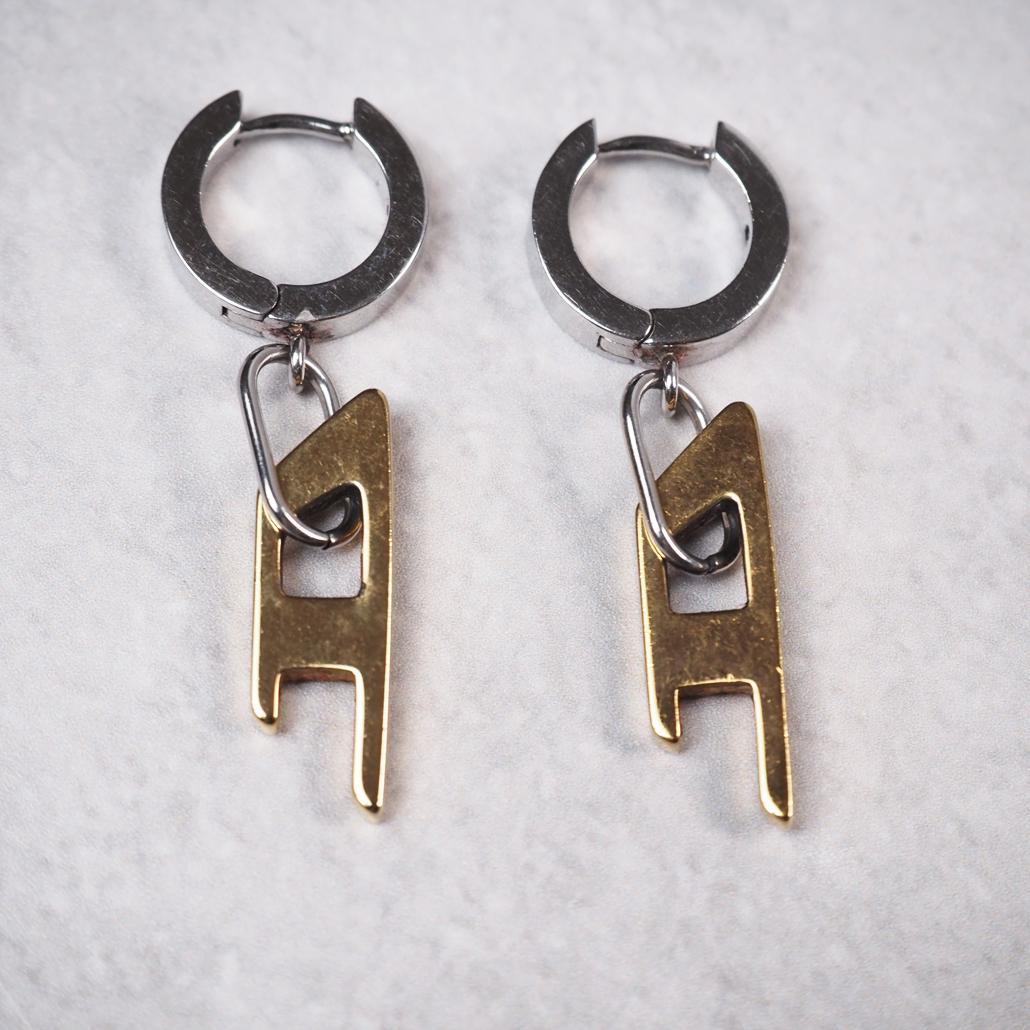 平野紫耀さん同デザイン着用 2個セット DIESELピアスDX141900DJW